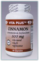 Vita Plus Cinnamon 90 Capsules Vita Plus Cinnamon 90 Capsules