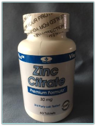 Vita Plus Zinc Citrate 30 mg. 60 tablets Vita Plus Zinc Citrate 30 mg. 60 tablets
